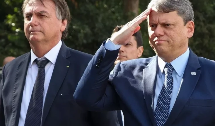 Bolsonaro e Tarcisio foto Reprodução