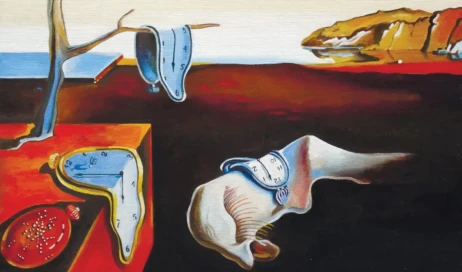 Salvador Dalí quadro a persistência da memória 1300 por 867