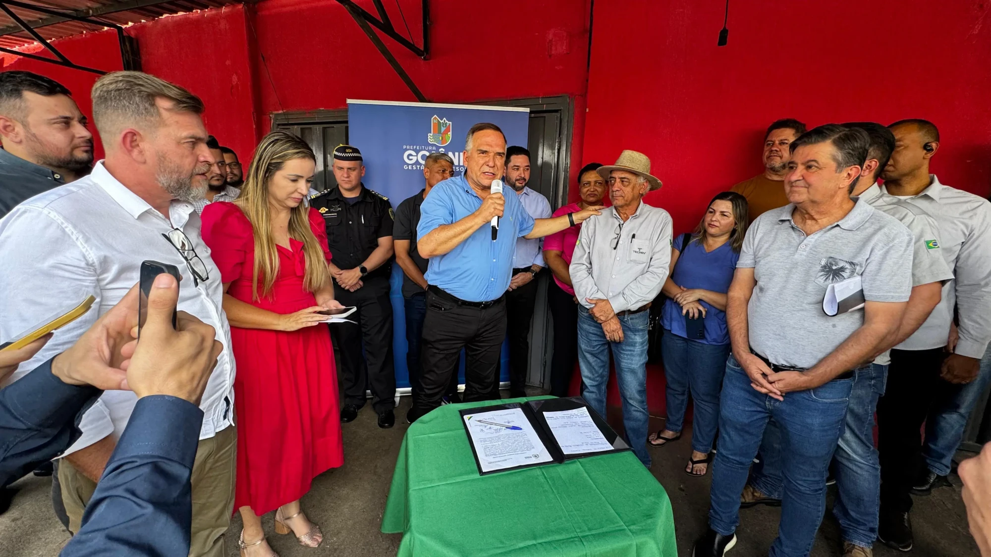 Mabel e outras lideranças políticas | Foto: Raunner Vinicius Soares/Jornal Opção 