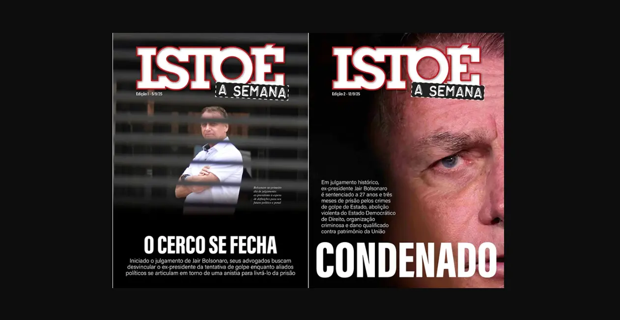 Revista Istoé duas capas 1