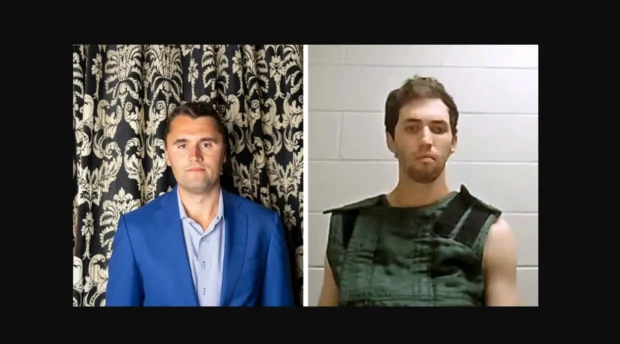 Charlie Kirk e Tyler Robinson Fotos Reproduções