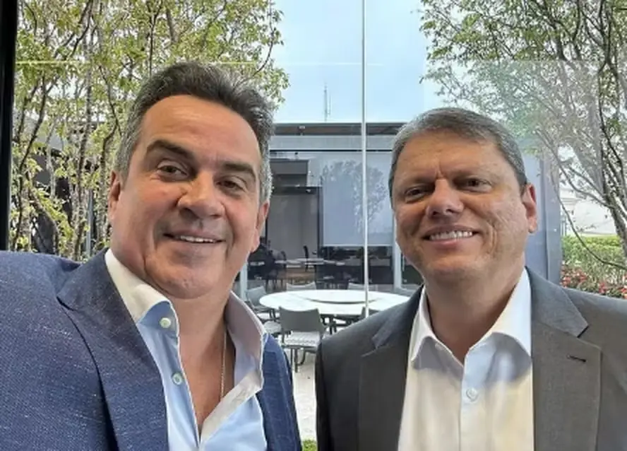 Ciro Nogueira e Tarcísio de Freitas Foto Redes sociais