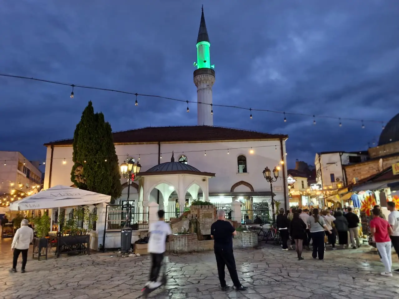Uma das muitas mesquitas do centro histórico de Escópia Foto Marcio Fernandes 2025