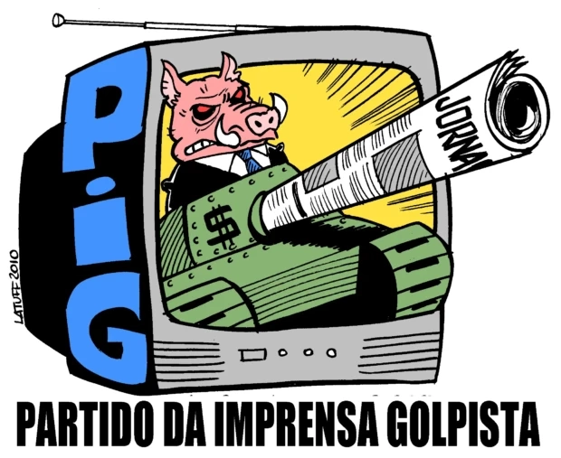 Partido da imprensa golpista Latuff