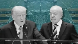 Donald Trump e Lula da Silva Fotos Reproduções