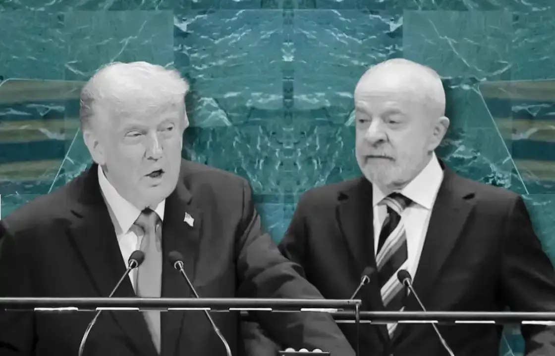 Donald Trump e Lula da Silva Fotos Reproduções