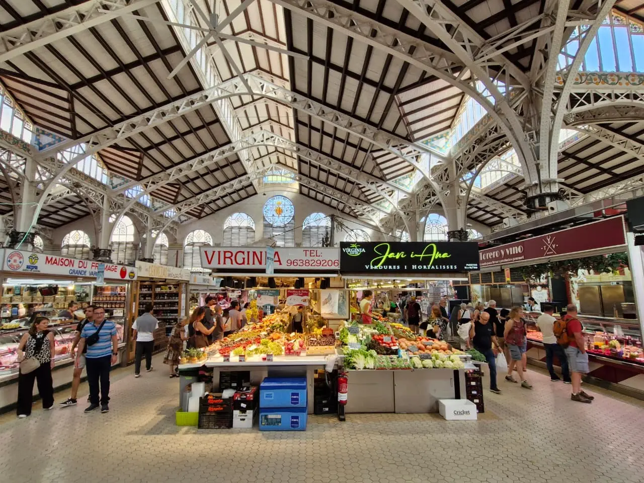 Um dos magníficos mercados de Valência Foto Marcio Fernandes 2025