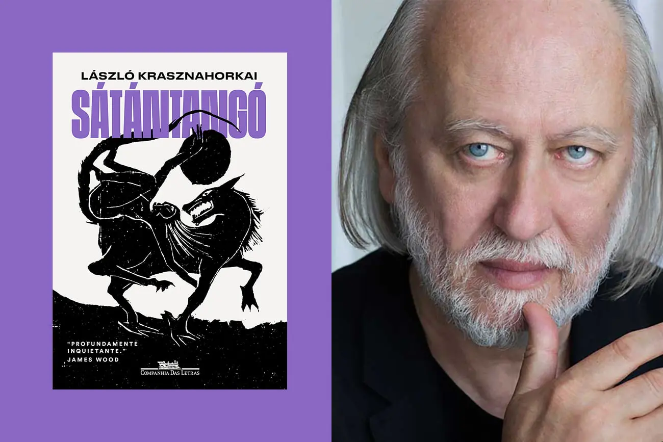 László Krasznahorkai e capa de Sátántangó