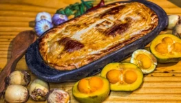 FOTO - Um dos pratos do Festival Gastronômico Cidade de Goiás, por Núbia