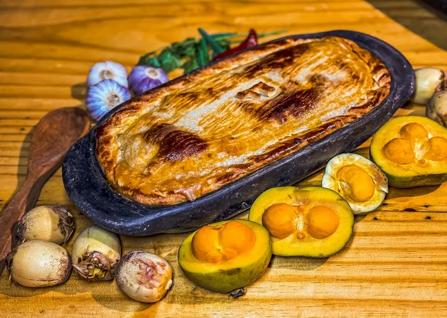 FOTO - Um dos pratos do Festival Gastronômico Cidade de Goiás, por Núbia