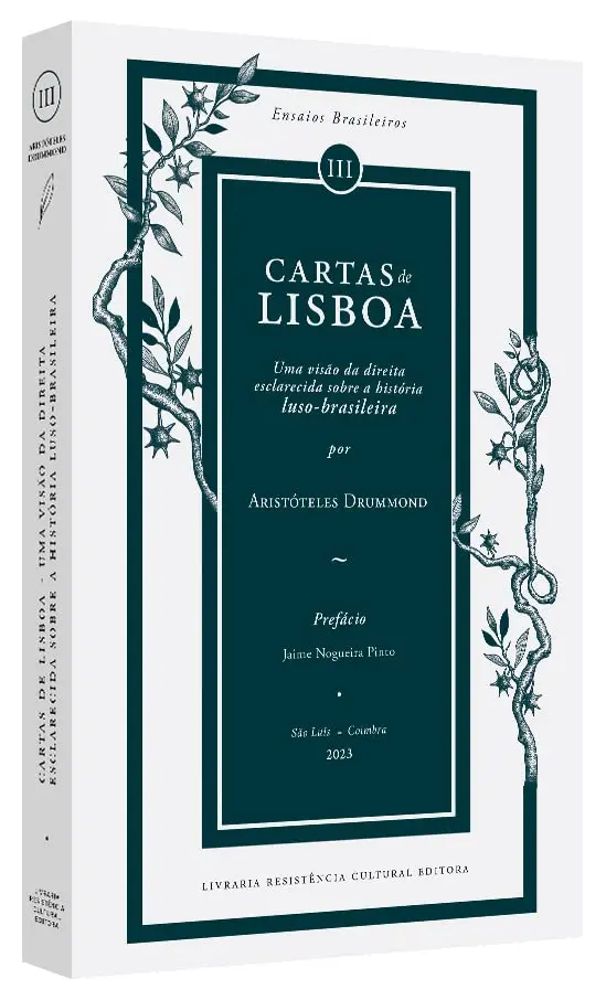 Aristótelis Drummond capa do livro Cartas de Lisboa