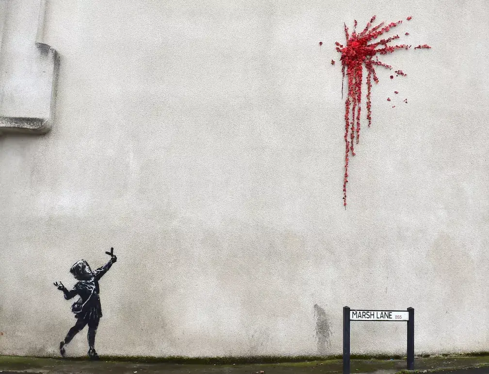 Banksy e a violência '