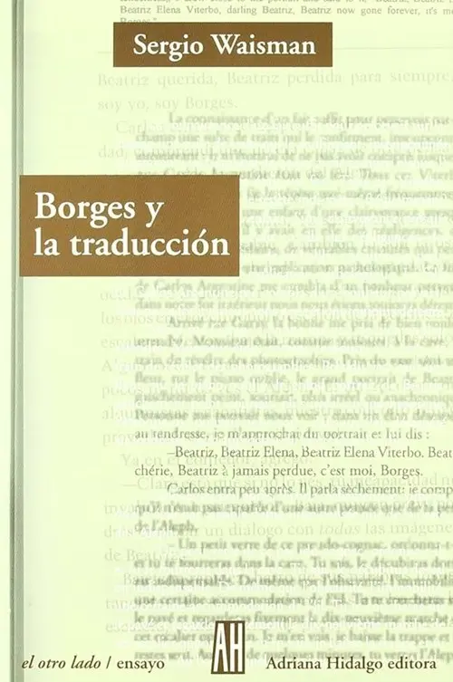 Sergio Waisman capa de Borges y a la traducción
