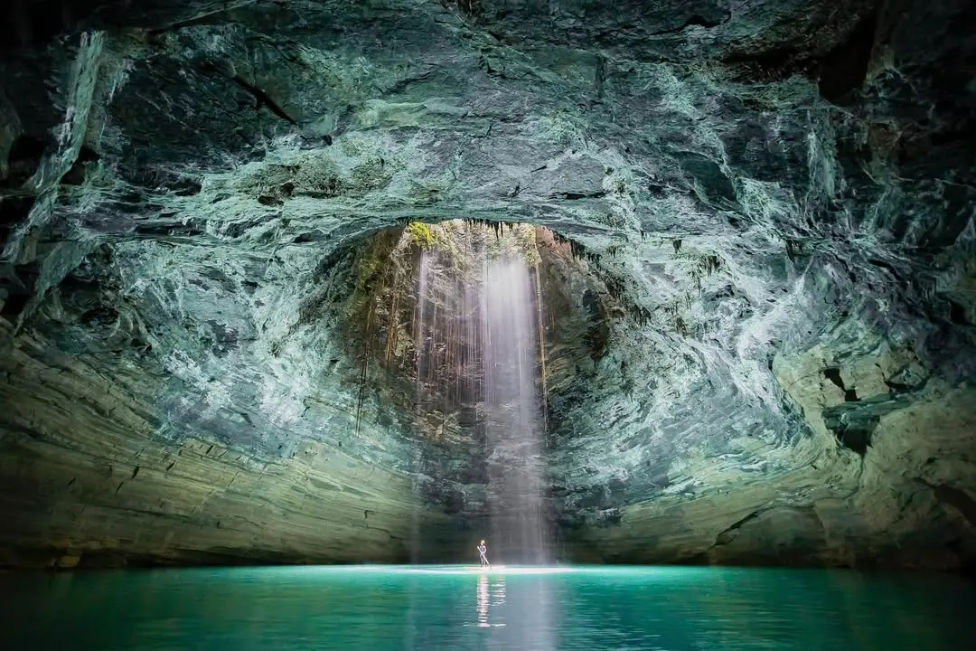 Poço da Camisa Terra Ronca Goiás .......#goiás #brasil #cavernasdobrasil #caves #caverna #caver