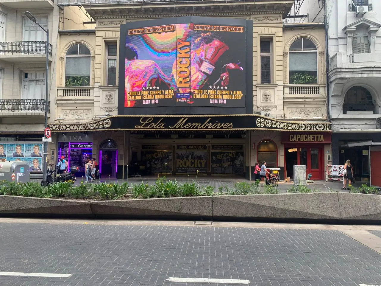 Rocky Balboa no teatro foto Euler de França Belém 1