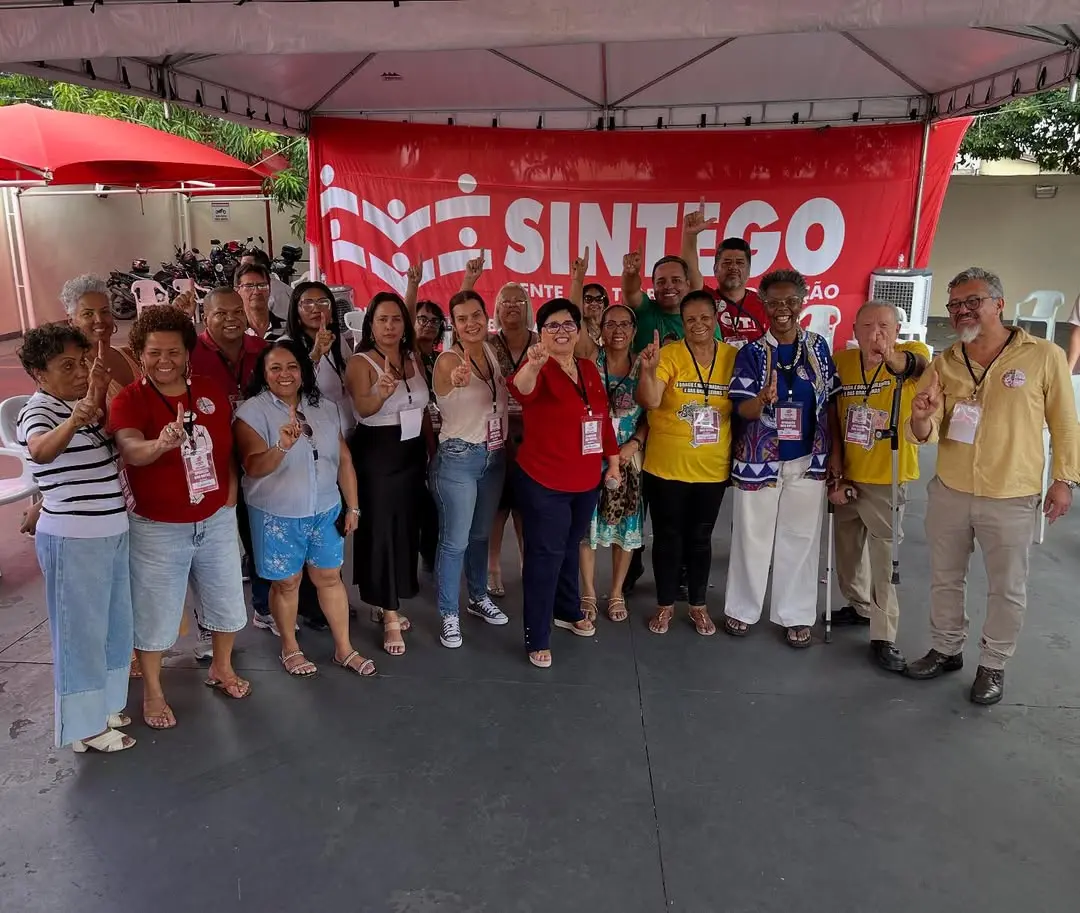 Chapa 1, O SINTEGO somos nós, nossa força, nossa voz, vence eleições do SINTEGO, para o quadriên