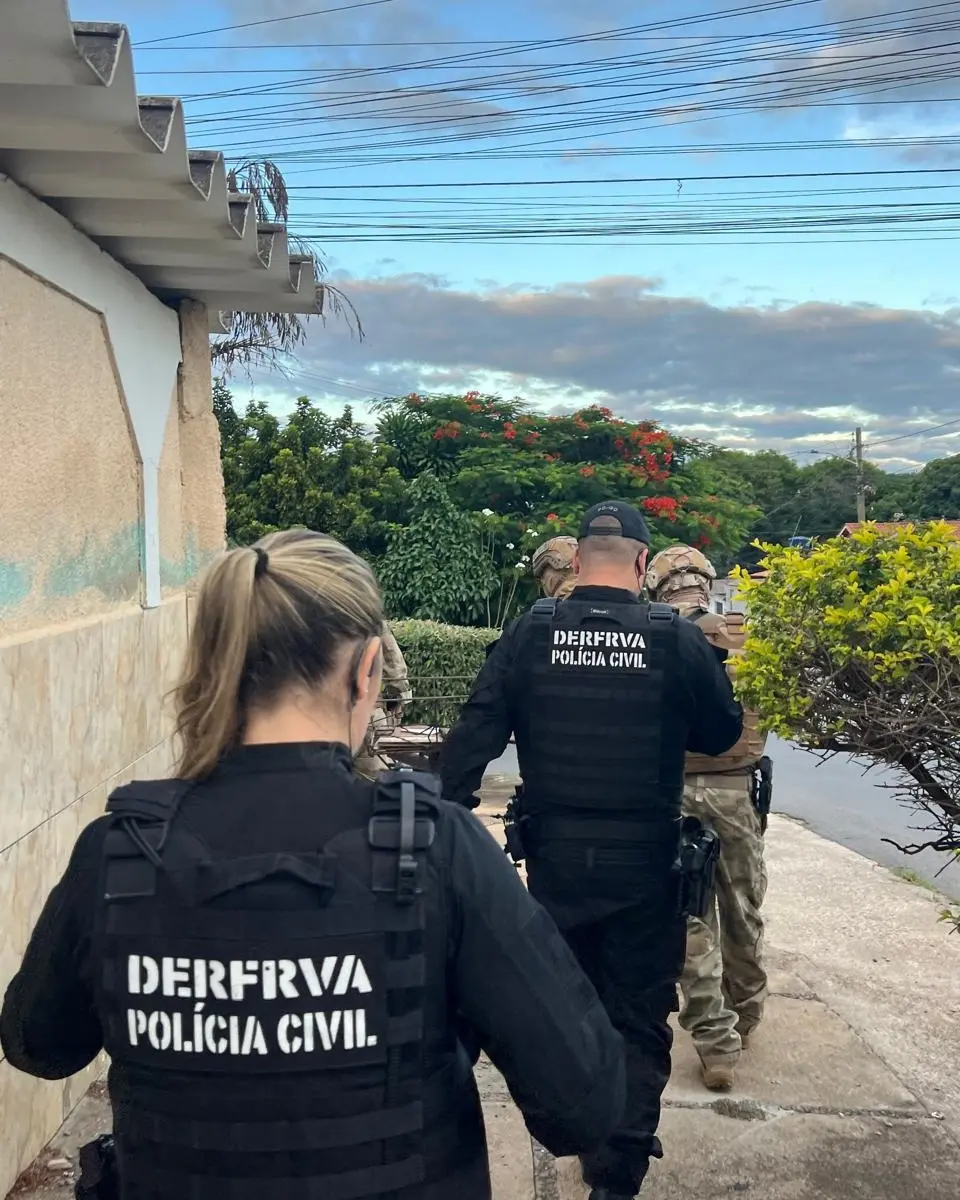 A Polícia Civil de Goiás, por meio da Delegacia Estadual de Repressão a Furtos e Roubos de Veícu