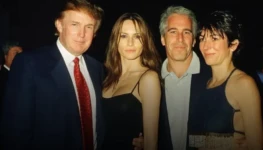 Donald Trump e Melania Trump e Jeffrey Epstein e Ghislaine Maxwell