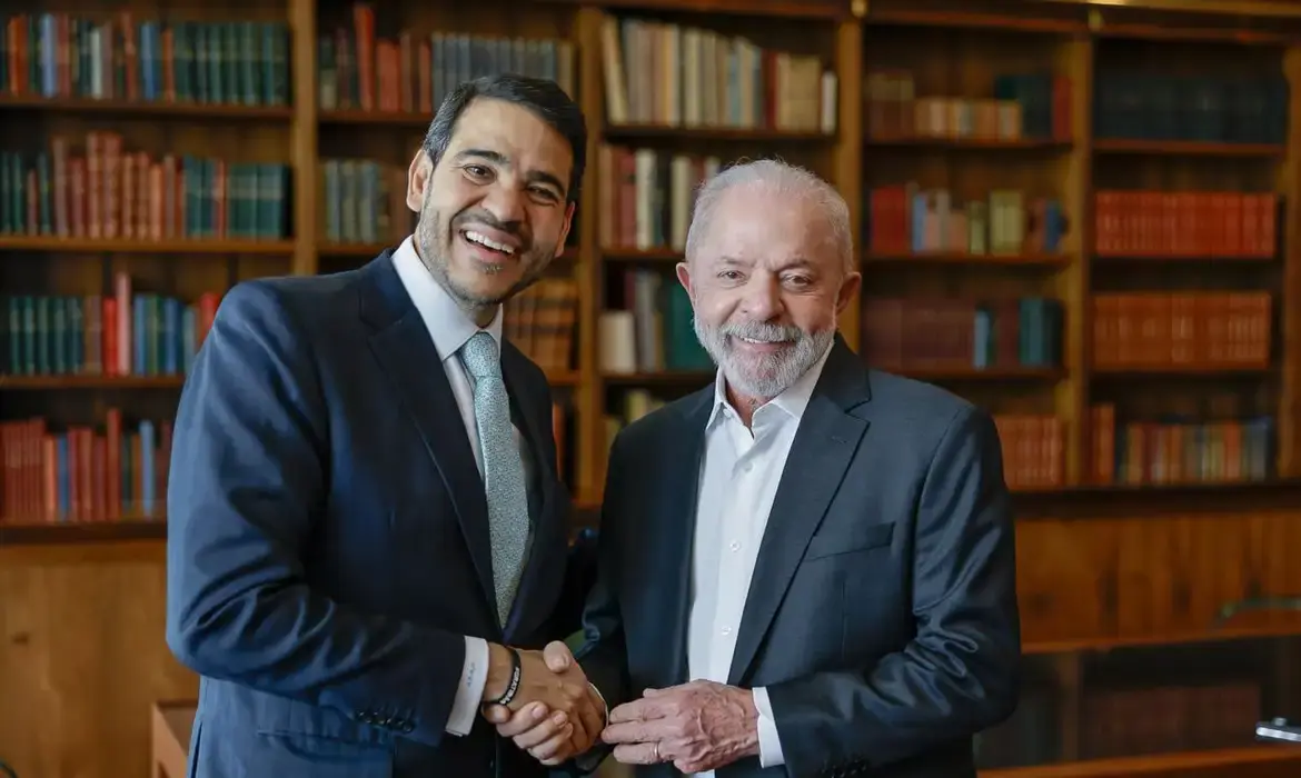 Jorge Messias e Lula da Silva Foto divulgação