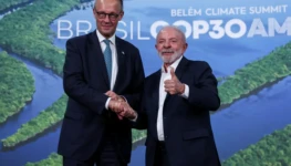 Friedrich Merz e Lula da Silva 1300 por 867