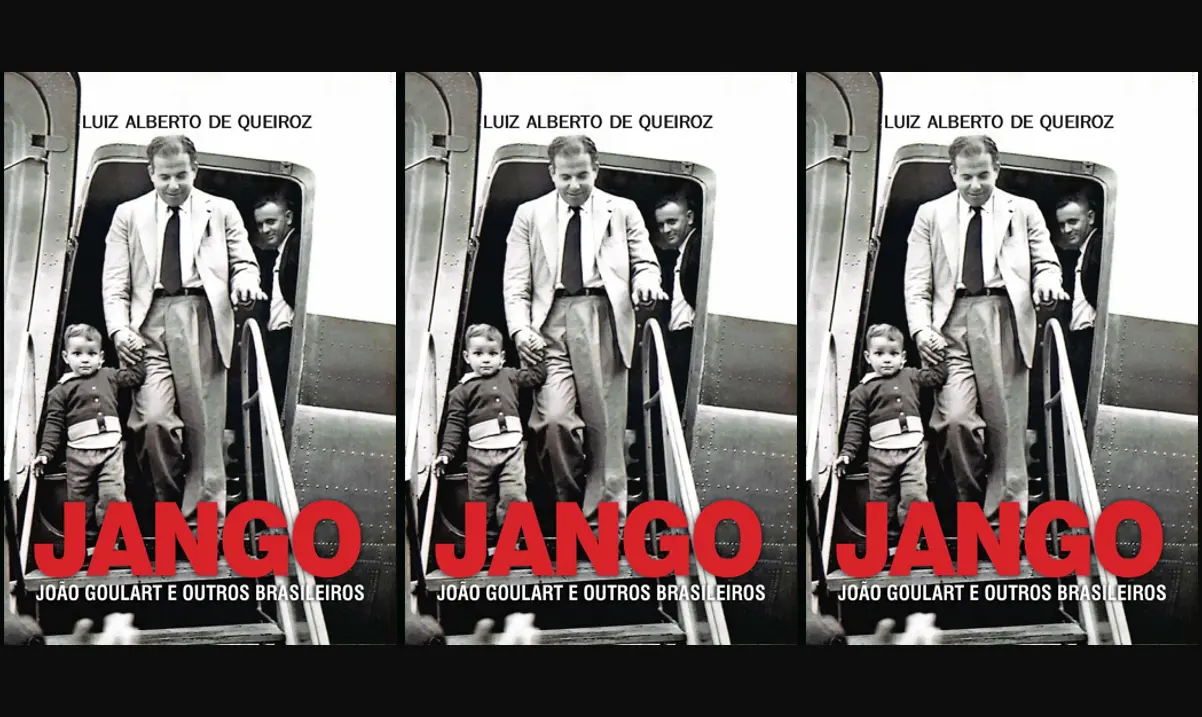 João Goulart três fotos da capa de livro de Luiz Alberto