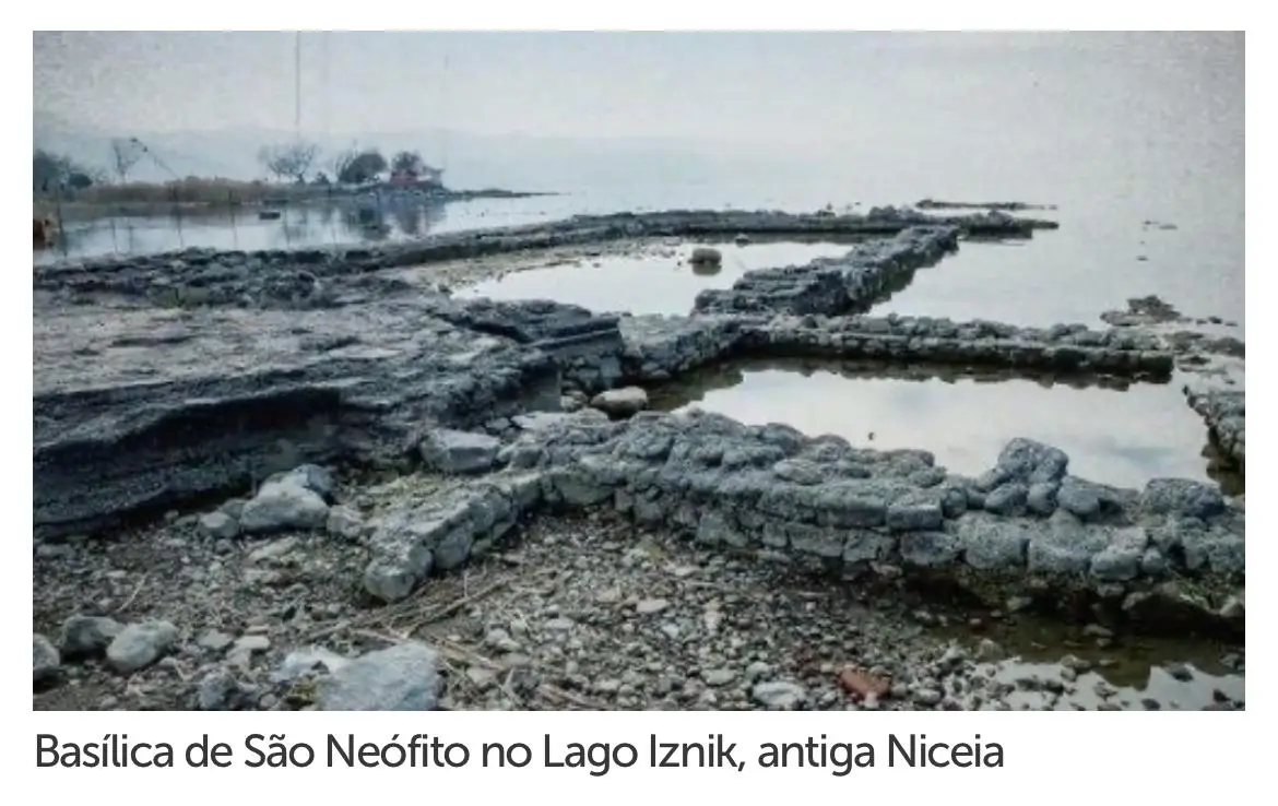 Basílica de São Neófito no Lago Iznik antiga Niceia
