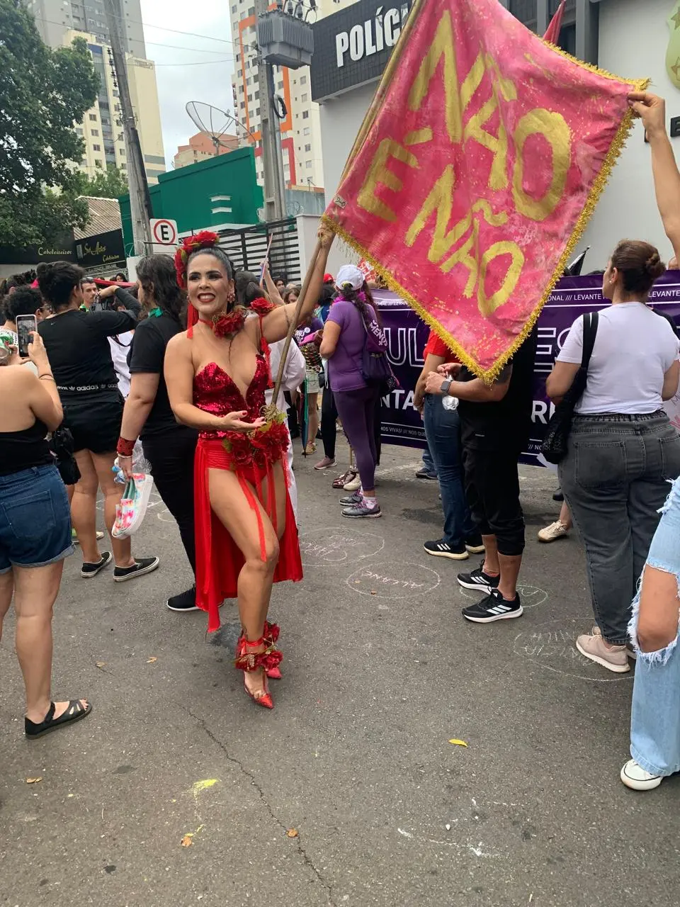 Adriana Vieira do Bloco Não é Não Foto de Euler de França Belém