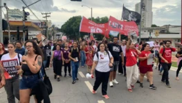 Mulheres Vivas multidão Foto Euler de França Belém