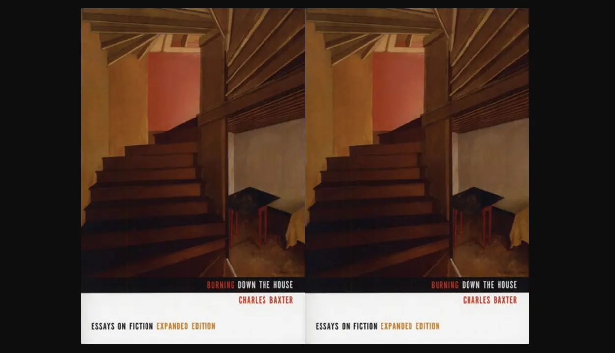 Charles Baxter foto de capa de Burning duas fotos Divulgação