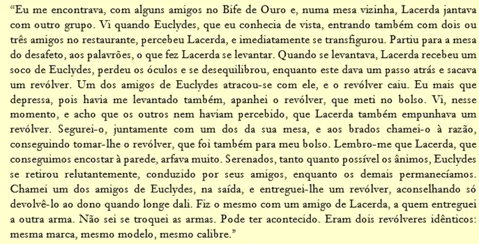 Euclydes Aranha relato de um goiano