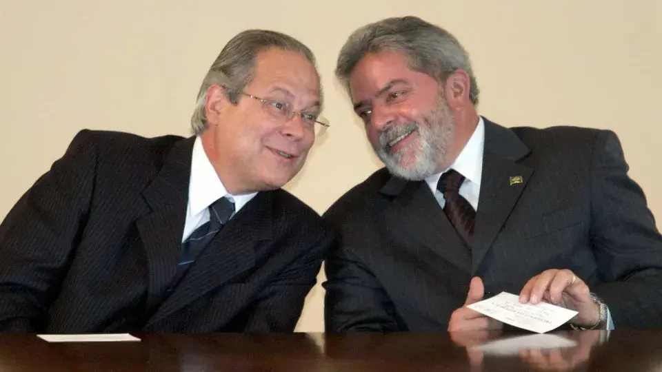 José Dirceu e Lula da Silva
