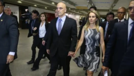 Alexandre de Moraes e Viviane Barci de Moraes Foto Reprodução