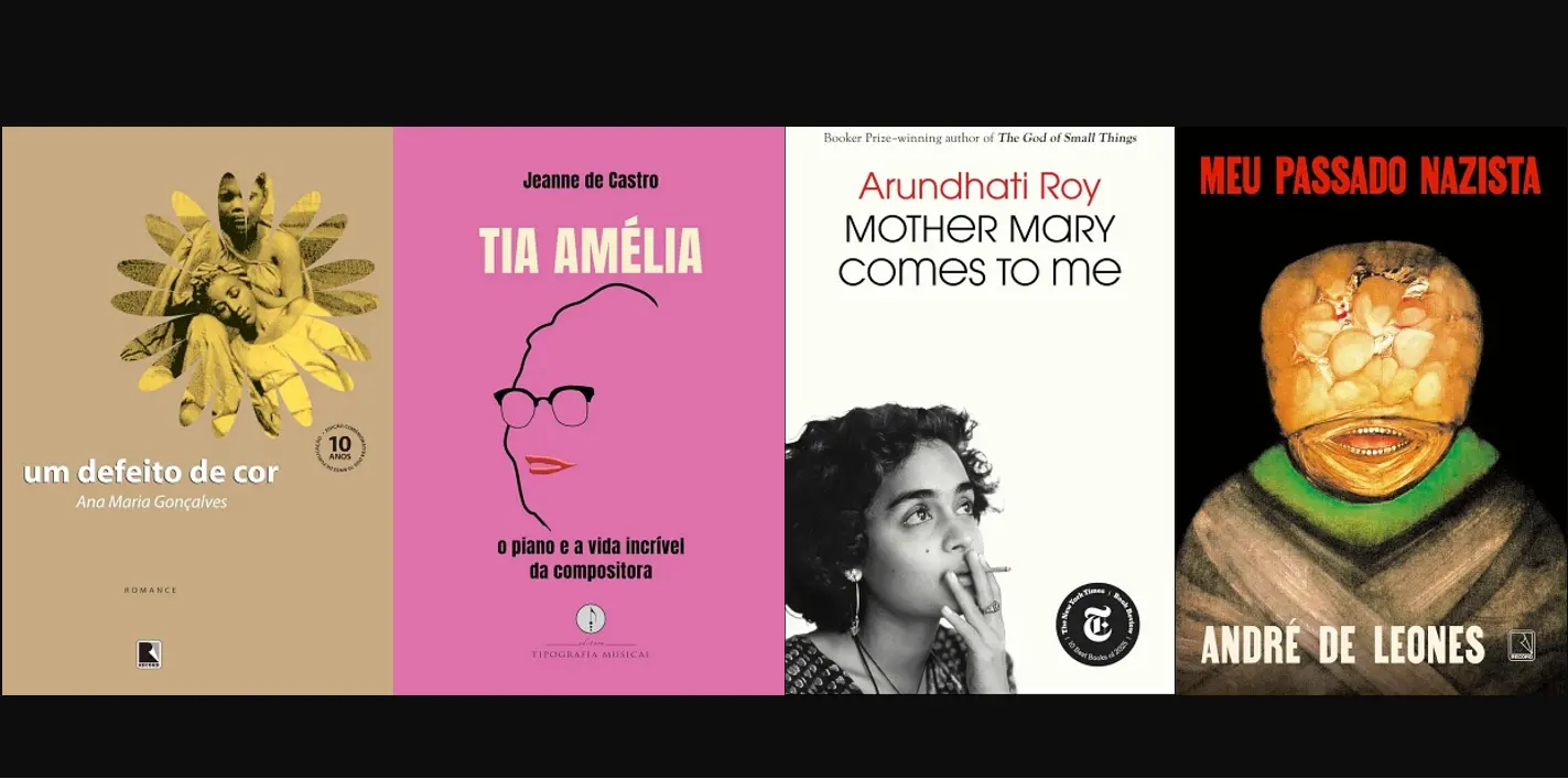 Ana Maria Gonçalves e Jeanne de Castro e Arundhatu Roy e André de Leones