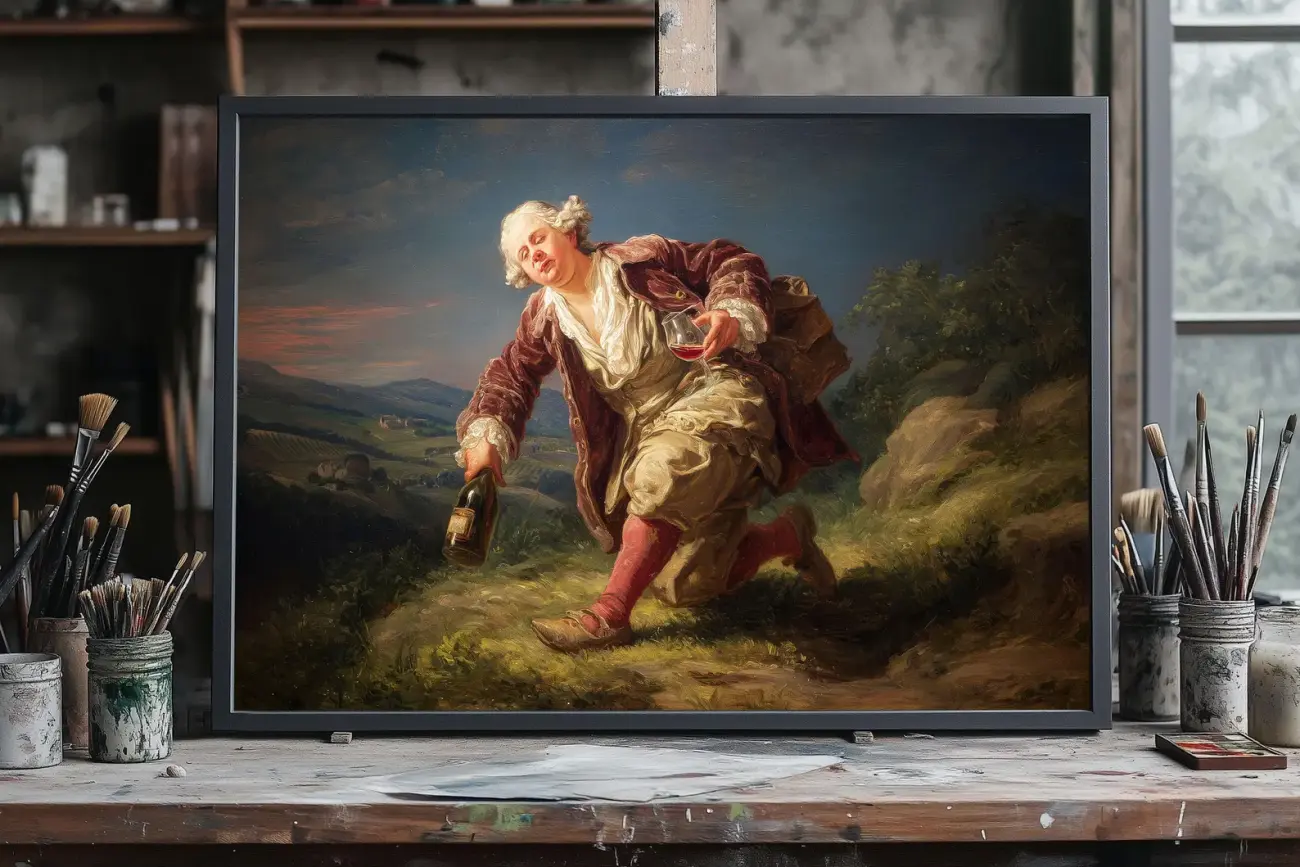 Bêbado na pintura 1300 por 867