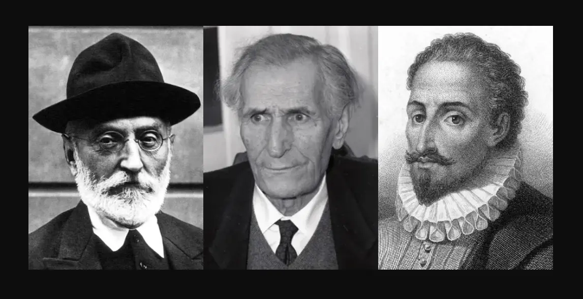 Miguel Unamuno e Miguel Torga e Miguel de Cervantes 1