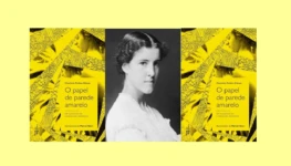 Charlotte Perkins Gilman capa dupla de O papel de parede amarelo