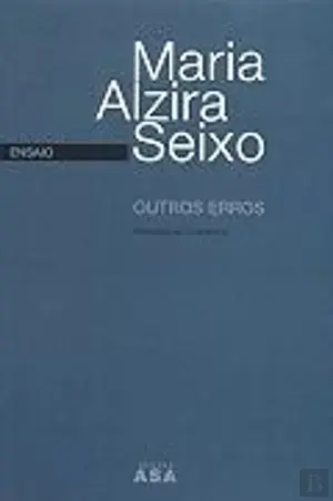 Maria Alzira Seixo capa de Outros erros