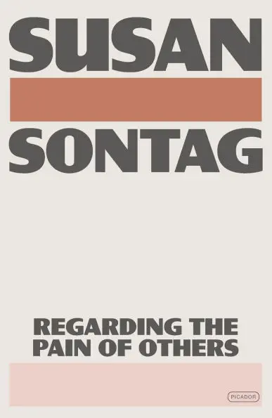 Susan Sontag capa de Regarding the pain