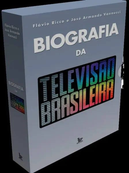 Flávio Ricco capa de Biografia da televisão brasileira 600
