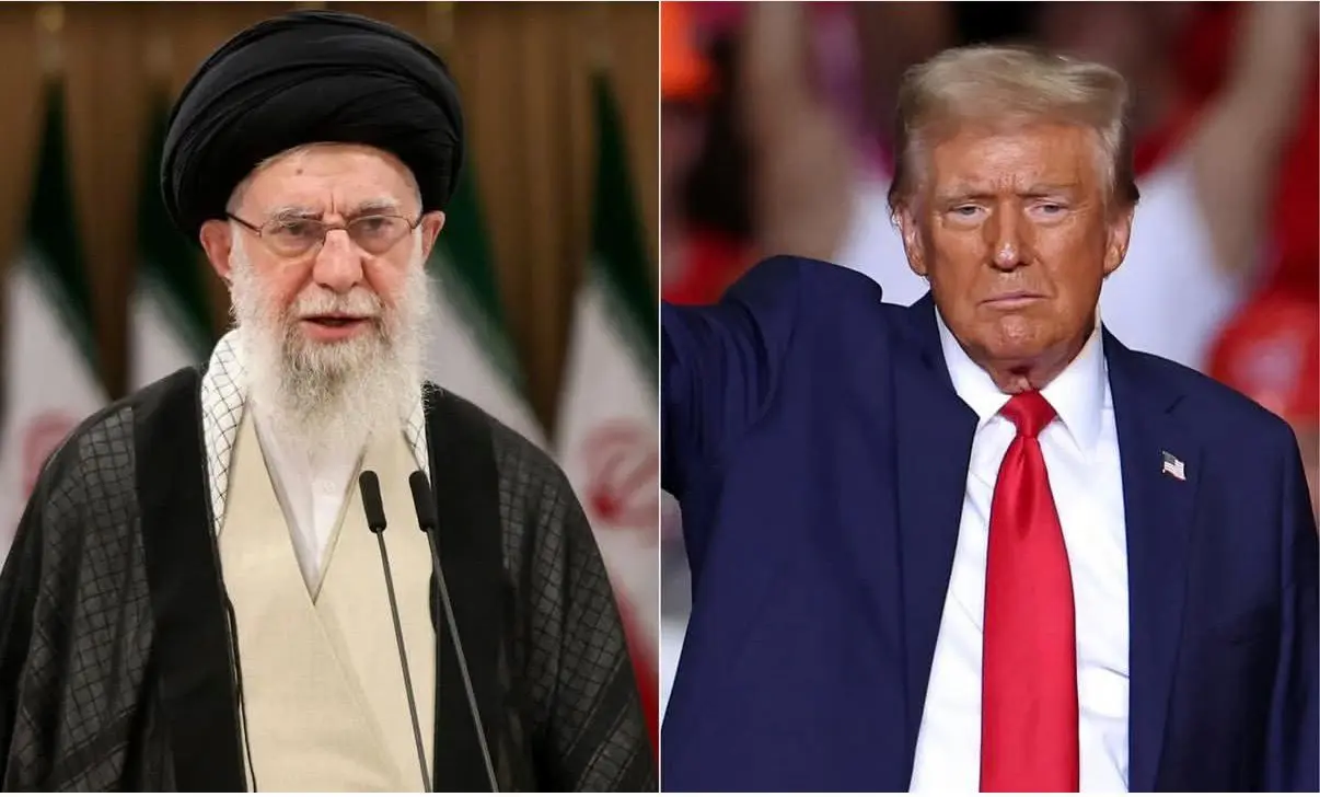 Ali Khamenei e Donald Trump