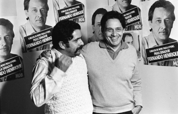 Fernando Henrique Cardoso e Lula da Silva Reprodução