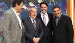 Ratinho Junior e seu pai com Lula e Fernando Haddad 1