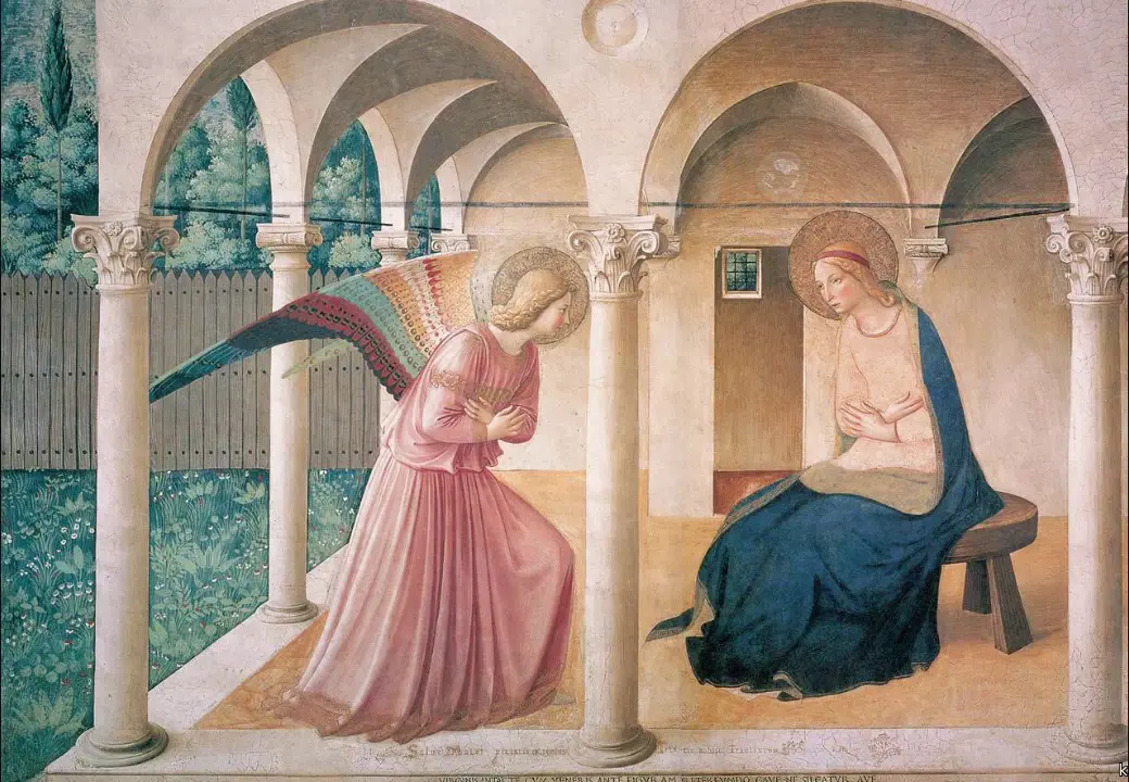 A anunciação, de Fra Angelico