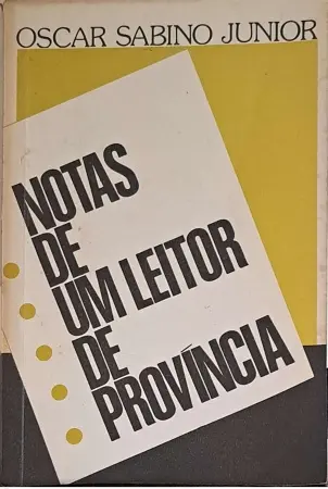 Oscar Sabino Junior capa de livro 450