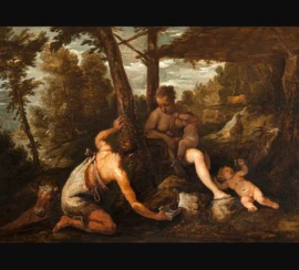 David Teniers pintura de Adão e Eva expulsos do paraíso