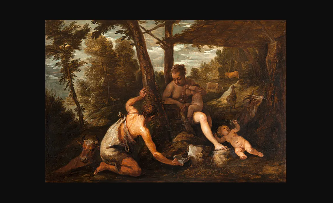 David Teniers pintura de Adão e Eva expulsos do paraíso