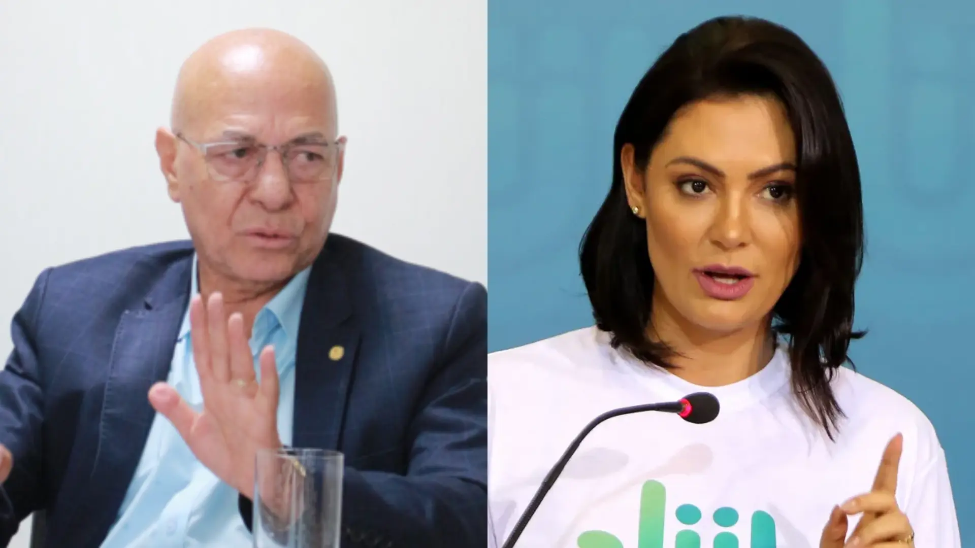 professor alcides e michelle bolsonaro