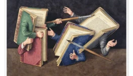 Livros pintura de Jonathan Wolstenholme 1300 por 867