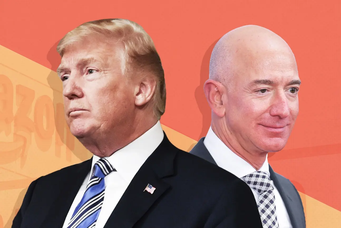 Donald Trump e Jeff Bezos 867