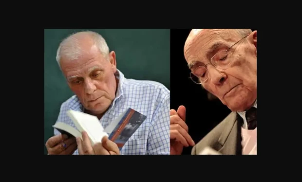 Lobo Antunes e José Saramago lendo 1